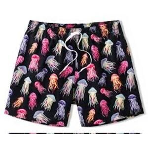 Chubbies Big Boys Don't Be Jellies Swim Trunks Size Youth Large 14/16 Colorful